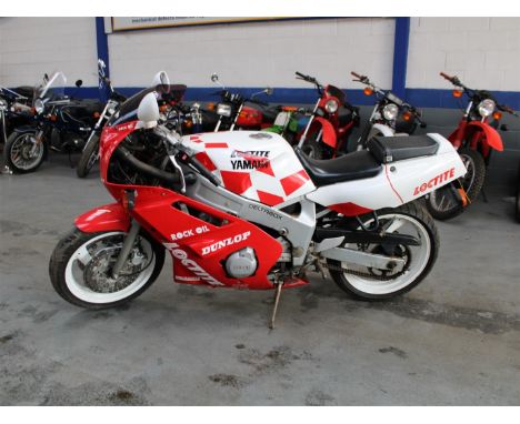 1989 Yamaha FZR 600Make: Yamaha Model: FZRYear: 1989Mileage: 38426VIN: 3HE002867Configuration: Right Hand DriveRegistration: 