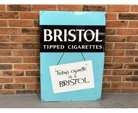Enamel Bristol Tipped Cigarettes SignMake: Contact AuctioneerModel: Contact AuctioneerYear: 0Mileage: 0VIN: Contact Auctionee