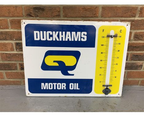 Enamel Duckhams Motor Oils Thermometer SignMake: Contact AuctioneerModel: Contact AuctioneerYear: 0Mileage: 0VIN: Contact Auc