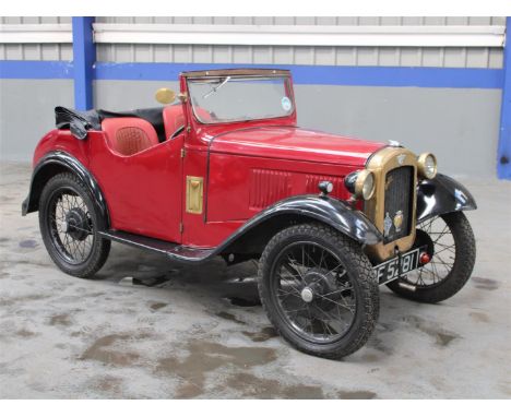 1930 Austin 7 SpecialMake: Austin Model: 7 Special Year: 1930Mileage: 930VIN: 363222Configuration: Right Hand DriveRegistrati