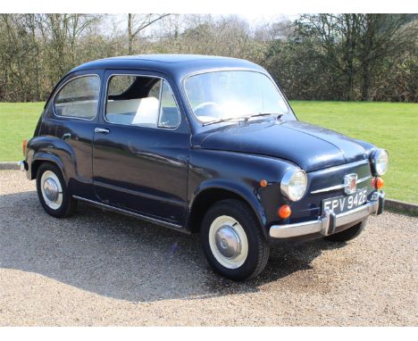 1967 Fiat 600DMake: Fiat Model: 600DYear: 1967Mileage: 55248VIN: 2193810Configuration: Right Hand DriveRegistration: FPV942ET