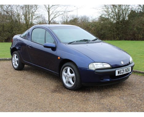2000 Vauxhall Tigra 1.4 9,541 miles from newMake: Vauxhall Model: Tigra Year: 2000Mileage: 9541VIN: W0L0SAF07Y4346167Configur
