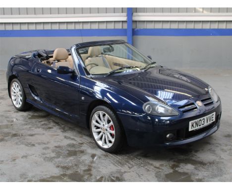 2003 MG TF 135Make: MG Model: TFYear: 2003Mileage: 70369VIN: SARRDWBKC3D611747Configuration: Right Hand DriveRegistration: KN