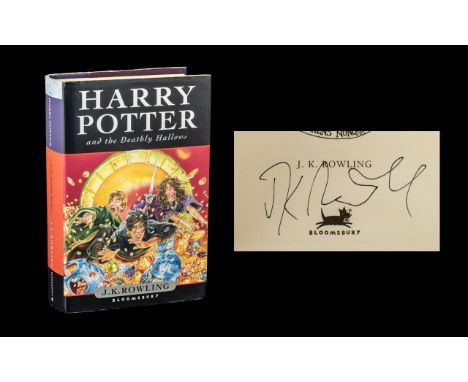 WITHDRAWN
'Harry Potter &amp; The Deathly Hallows' Amazing First Edition Book Signed By J K Rowling. This is something really