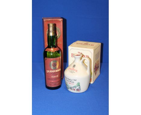 GLENFORRES 12 YEAR OLD
All Highland Malt Whisky. 750ml, 43% volume, in carton.
EDRADOUR 10 YEAR OLD
Single Highland Malt Whis