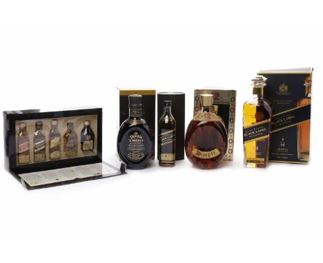 DIMPLE 1890
Blended Scotch Whisky. 
500ml, 40% volume, in carton. 
JOHNNIE WALKER BLACK LABEL COLLECTOR'S EDITION AGED 12 YEA
