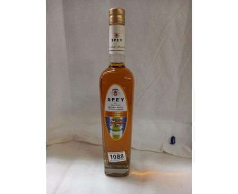 A bottle of Spey 35th anniversary of Falklands war scotch whisky.