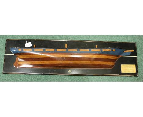 20th Century half ships hull model, Clipper Ship "Lighting), 94cm long