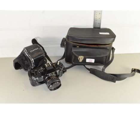 CASED CONTAX SLR CAMERA