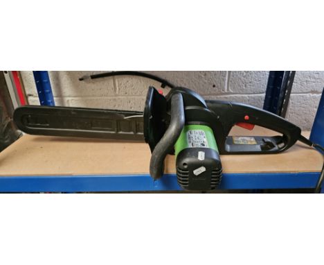 A Florabest FKS 2200/09 electric chainsaw All electrical items are sold untested and without warranty