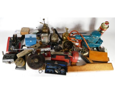 A collection of early 20th century and later carpenters hand tools, to include multi planes, chizels, drills, rebate planes, 
