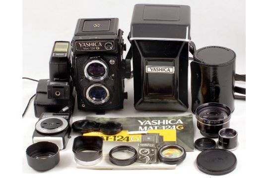 Yashica Mat 124g Tlr Working Meter Yashinon 80mm F3 5 Lens