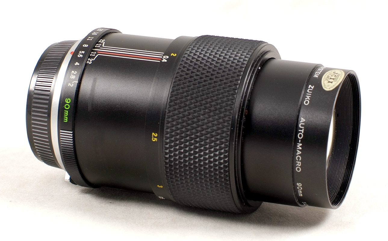 Olympus Zuiko AutoMacro 90mm f2 macro lens 102543 for OM film cameras