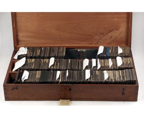 Collection of Very Good Quality Magic Lantern Slides. Comprising better than average subjects to include Title Slides, Boer W