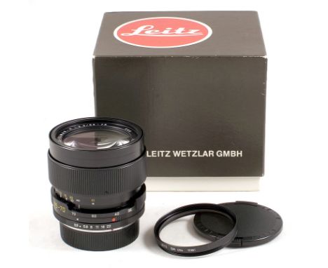 Leitz Wetzlar Vario-Elmar-R 35-70mm f3,5 3-cam zoom lens #3318178 (condition 4F) with caps & Leitz UVa filter, in makers box 