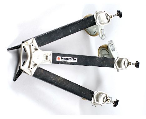 Large, Heavy Duty Dolly for Manfrotto Video or Cine Tripods. (condition 5)