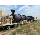 2019 Astec PAD-738F-SP 7' X 38' Mobile Rotary Dryer Mounted on 3-Axle Trailer w/ Whisper Jet 40 MBTU