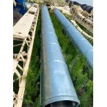 Kase 24" X 60' Transfer Conveyor w/ 15HP Motor & Gear Reducer, Galvanized Dome Covers https://www.my
