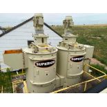 2019 Superior F5472AM2C Two-Cell Attrition Scrubber w/ Superior Model 3030CYCS 30" Cyclone, S/N 1460