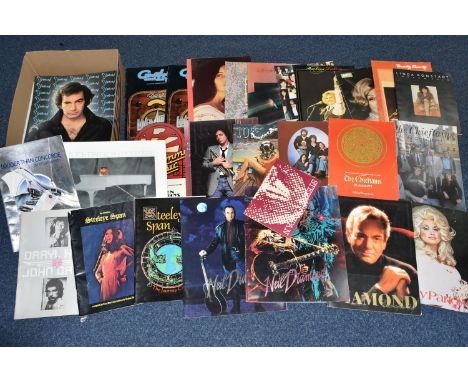 A QUANTITY OF ASSORTED CONCERT PROGRAMMES, 1970s onwards to include Elton John, The Moody Blues, 10CC, The Eagles, Steeleye S