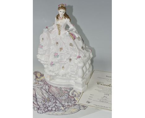 A ROYAL DOULTON LIMITED EDITION 'CINDERELLA' FIGURINE, HN3991, from the 'Fairytale Princesses' collection for Compton &amp; W