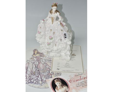 A ROYAL DOULTON LIMITED EDITION 'CINDERELLA' FIGURINE, HN3991, from the 'Fairytale Princesses' collection for Compton &amp; W