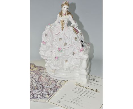 A ROYAL DOULTON LIMITED EDITION 'CINDERELLA' FIGURINE, HN3991, from the 'Fairytale Princesses' collection for Compton &amp; W