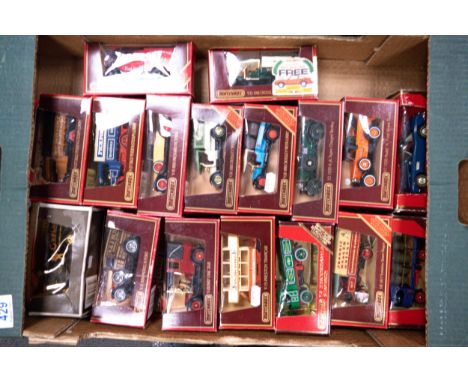 A collection of Boxed Matchbox Yester years  scale model Classic Car, Commercial &amp; Advertising Vehicles 