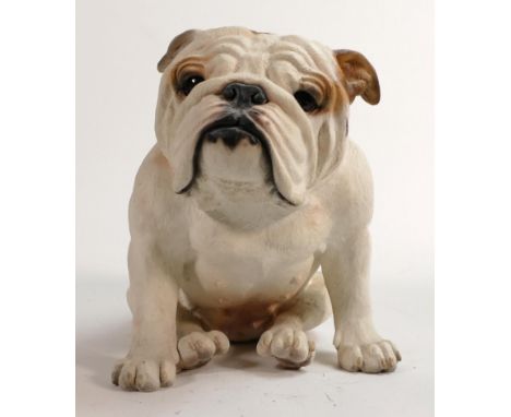 North Light large resin figure of an English Bulldog pup, height 21cm. This was removed from the archives of the Wade factory