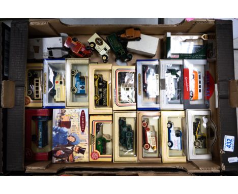 A collection of Boxed To  scale model Classic Car, Commercial &amp; Advertising Vehicles including Lledo Days Gone etc 