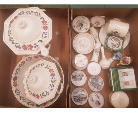 A mixed collection of ceramic items to include Adam's 'Old Colonial' soup tureen and ladle, mixing bowl and open veg dish, sm