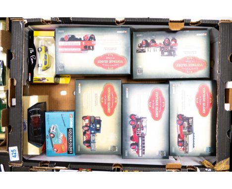 A collection of Boxed Corgi 1-50 scale model  Vintage Glory of Steam Sentinel &amp; Foden Steam Wagons together with Golden O