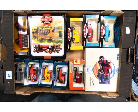 A collection of Boxed Corgi scale model Commercial &amp; Advertising Vehicles including The Bass twin pack, Webster Twin Pack