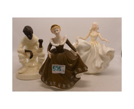 Royal Doulton Lady Figures to Include 'Geraldine' (first) HN2348 Together With 'Sweet Seventeen' HN2734 (second) Together wit