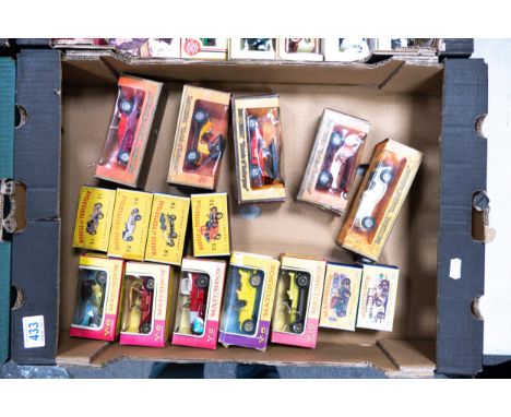 A collection of Boxed Matchbox   scale model Classic Car, Commercial &amp; Advertising Vehicles including Y1, Y2 , Y3, Y5, Y6