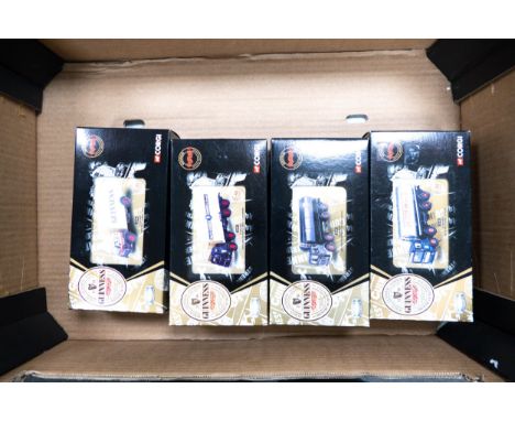 A collection of Boxed Corgi  scale model Guiness  Brewery collection Commercial &amp; Advertising Vehicles 