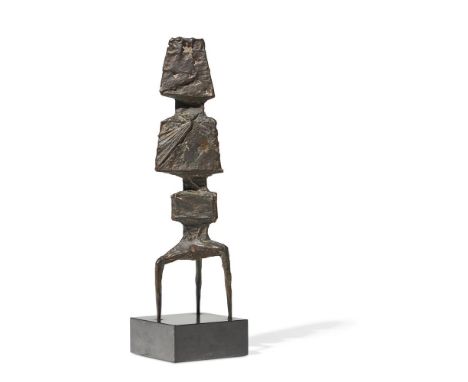 λ  LYNN CHADWICK (BRITISH 1914-2003) MAQUETTE FOR THE TRIGONS Bronze Numbered 338 B 0/6 (to underside) Height (including base