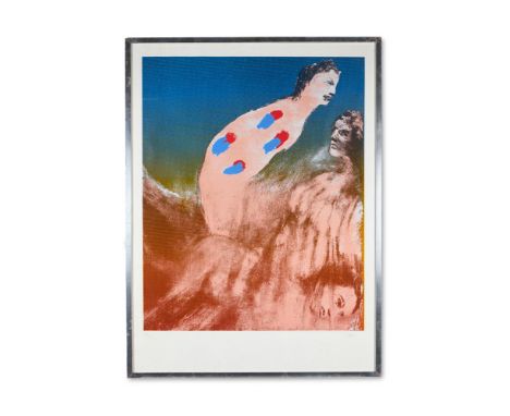 λ  SIDNEY NOLAN (AUSTRALIAN 1917-1992) INFERNO II Screenprint in colours, 1967, signed in pencil, numbered 10/70, on wove pap