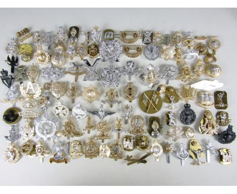 A large quantity of British Army anodised cap and other badges