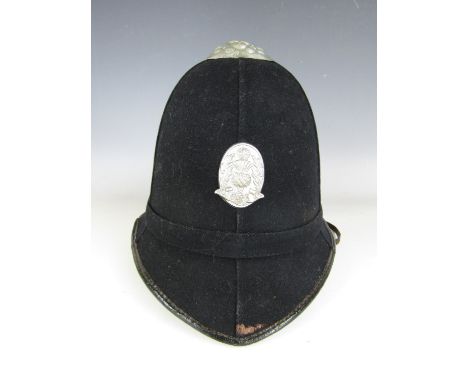 A Scottish Police cork helmet by Millar of Dundee, second quarter 20th Century