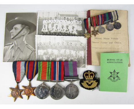 A Second World War and later Army and RAF service medal group, that of Francis Hugh Penn Milton, 10th Gurkha Rifles and RAF R
