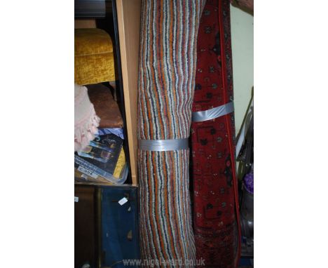 A striped pattern Carpet.