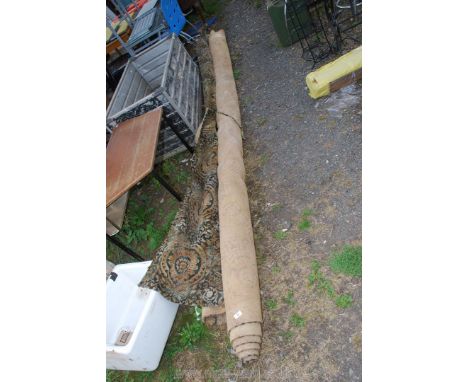 A roll of carpet a/f. 12' wide.