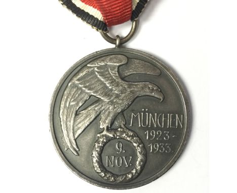WW2 Third Reich Medaille zur Erinnerung an den 9. November 1923. An historically important Blut Orden Blood Order Medal to Ul