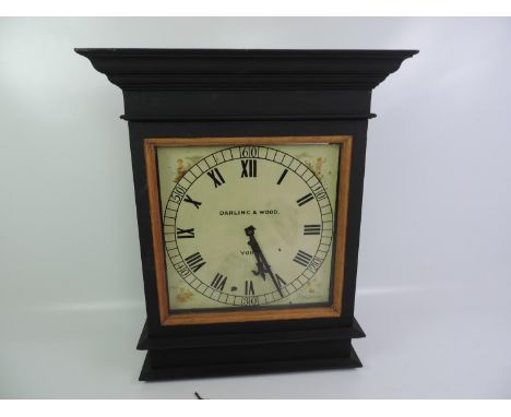 Large Clock - Darling &amp; Wood, York - Working Order 