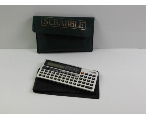 Casio Calculator and Travel Scrabble 