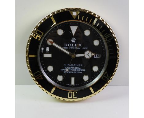 Rolex Dealer Display Clock to Replicate Oyster Perpetual Date Submariner 