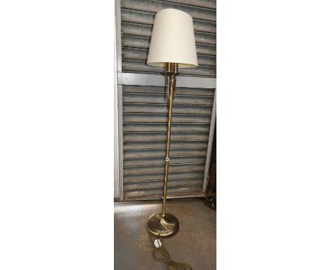 Brass Effect Floor Lamp 