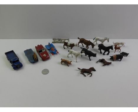 Vintage Model Cars and Farm Animals etc 