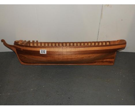 Scratch Built Model Boat - Unfinished 